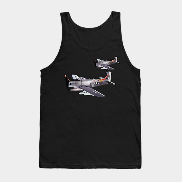 Navy - Douglas A-6 Skyraider Pair Tank Top by twix123844